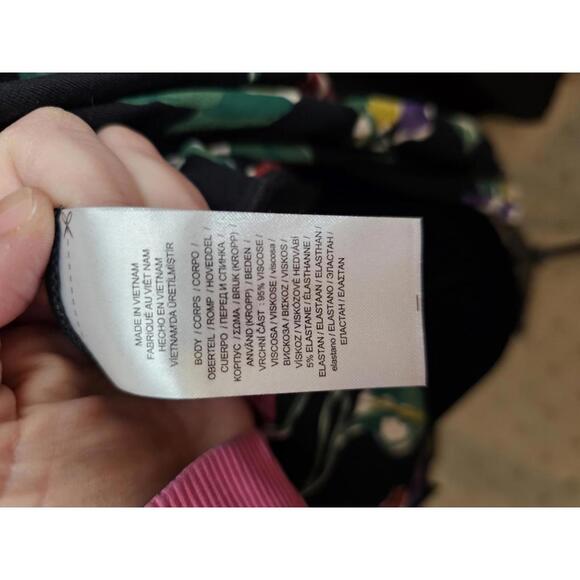 NWT Ralph Lauren Blouse Black Womens Size M Black Label - Picture 8 of 9